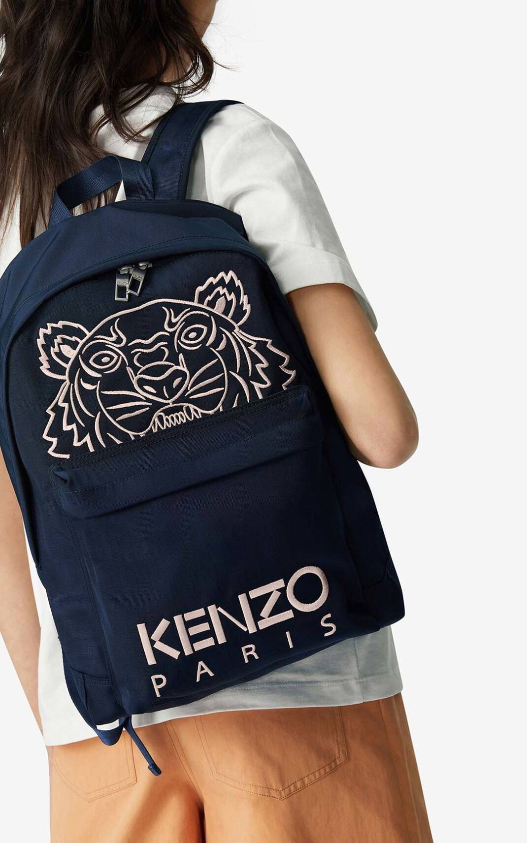 Kenzo Kampus 虎 リュック レディース 青 - ANORMI069